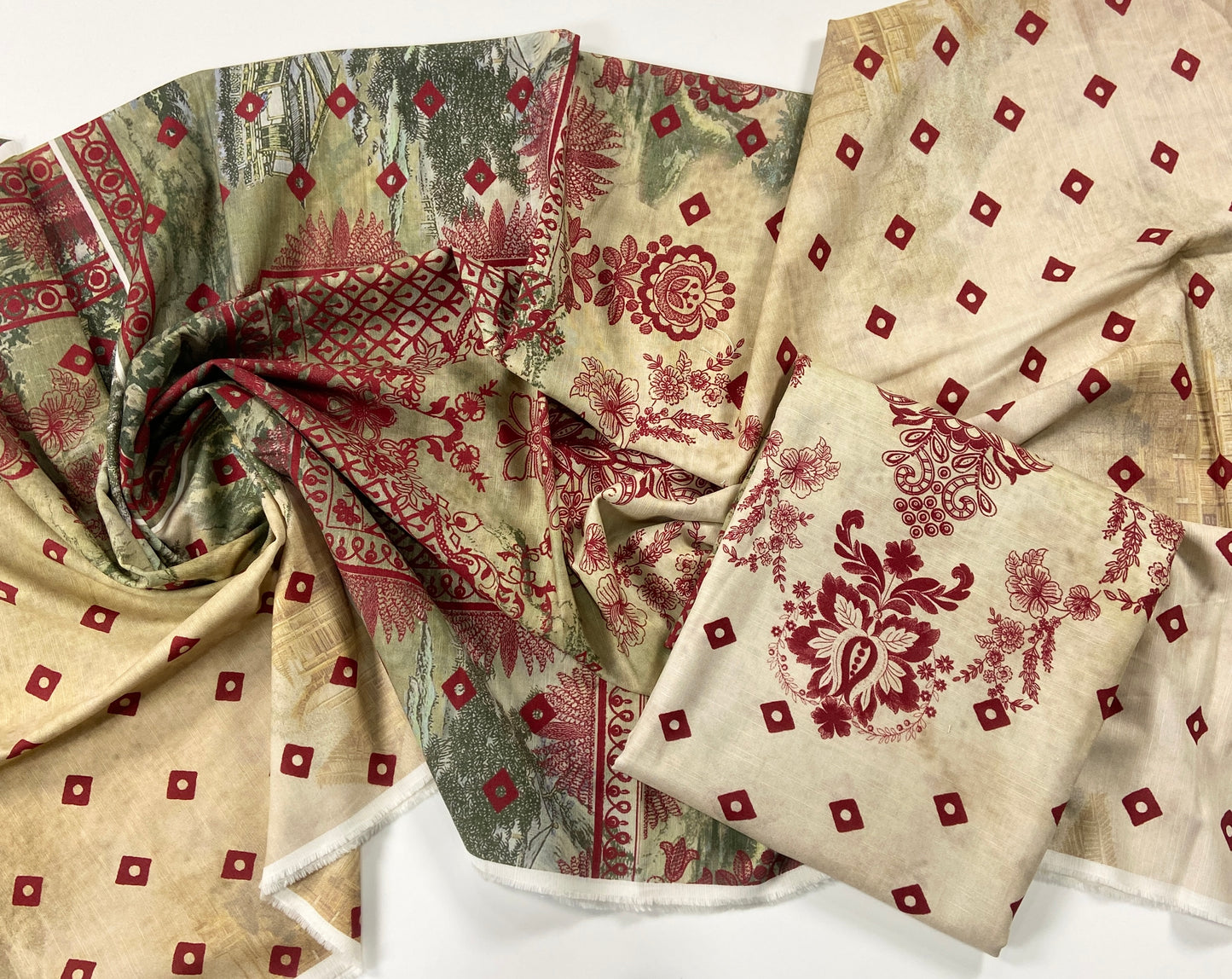 Nishat Digital Printed Khaddar Shirt-1PC