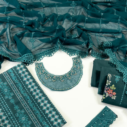 Zarmeen & Emaan Premium Emb Lawn 3PC
