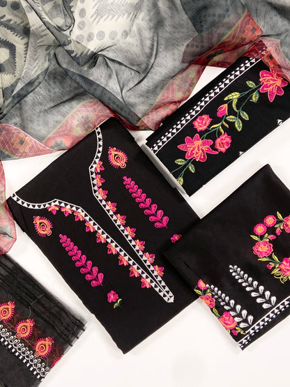 Charizma Embroidered Lawn 3PC