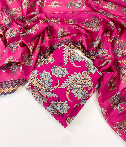 Bareeza Printed Khaddar 3PC