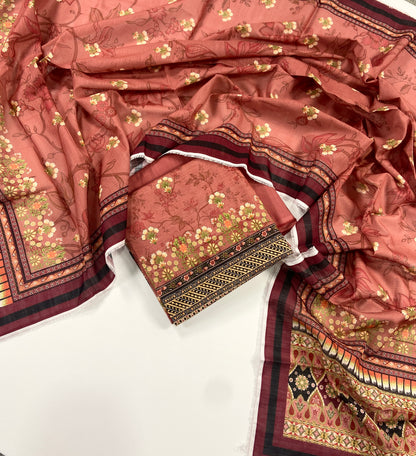 Narmin By Narkins Printed Khaddar 3PC