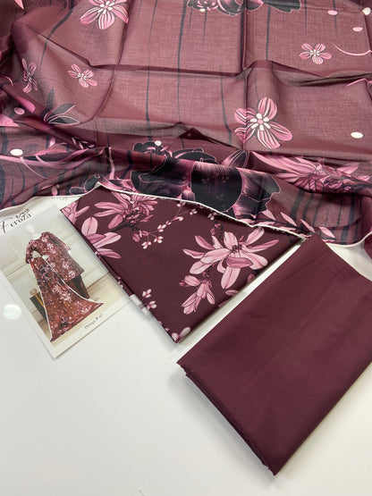 Feroza By Anaya Noor Printed Lawn 3-PC