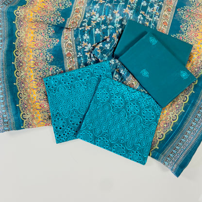 Chikenkari Anaya Noor Lawn 3-PC