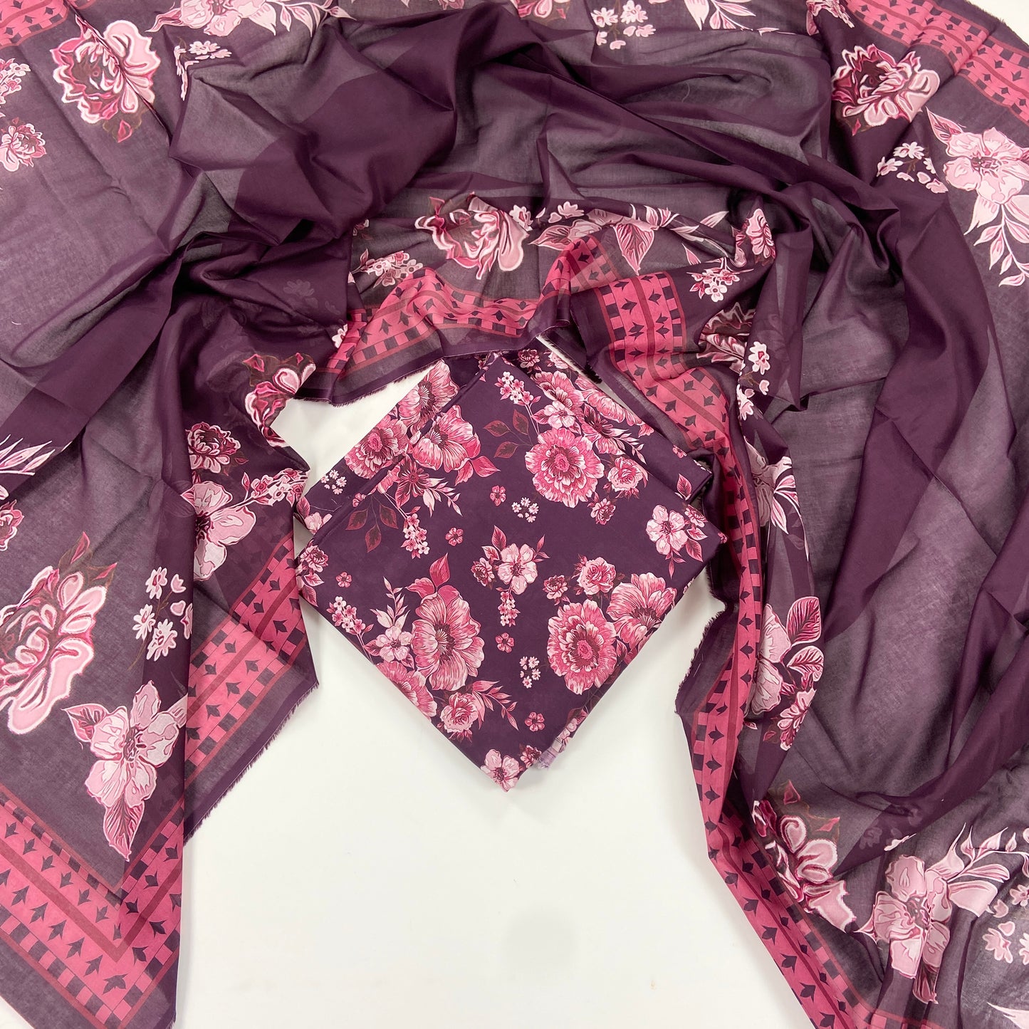 Bareeze Digital Printed Lawn 3PC