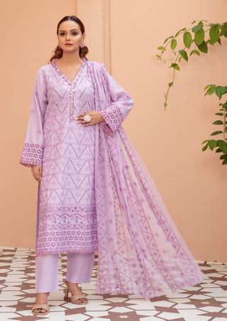 Cotton Kari By Anaya Noor Emb CK Lawn 3-PC