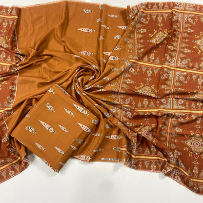 Nishat Digital Printed Linen Shirt-1PC