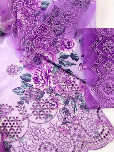 Iznik B Emb Luxury Lawn 3PC