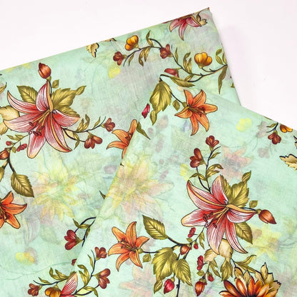 Bin Saeed Digital Printed Lawn 2-PC