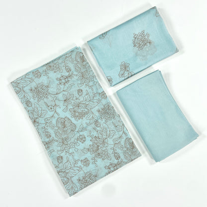 Bareeze Fully Emb Rice Karandi Lawn 2PC