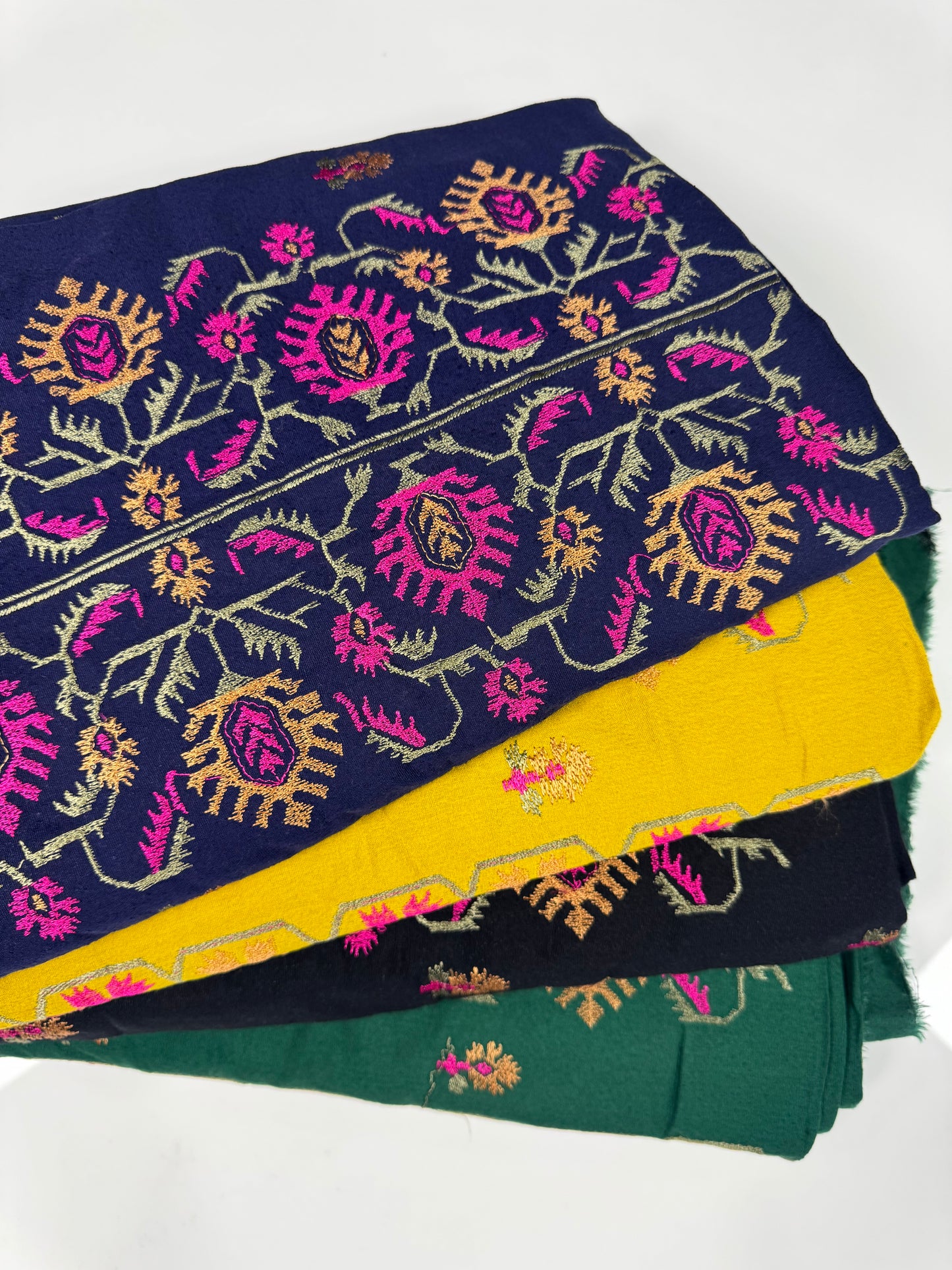 Pack of 4 – Bareeze Style Embroidered Karandi Fabric 2-PC