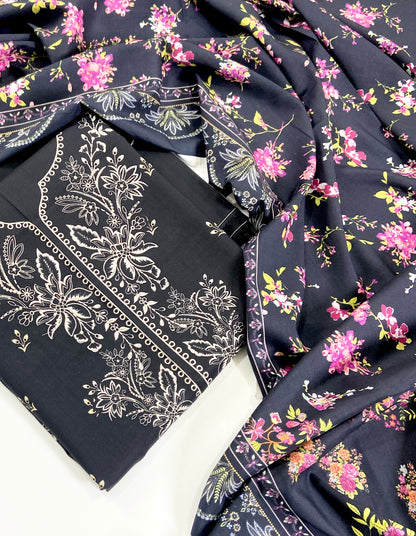 Mausummery Digital Printed Linen 3PC