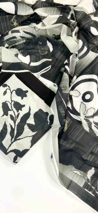 Edenrobe Digital Printed Lawn 3PC