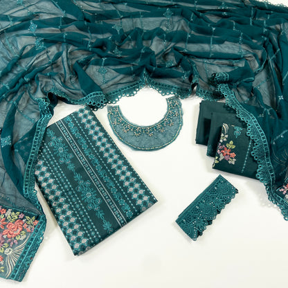 Zarmeen & Emaan Premium Emb Lawn 3PC
