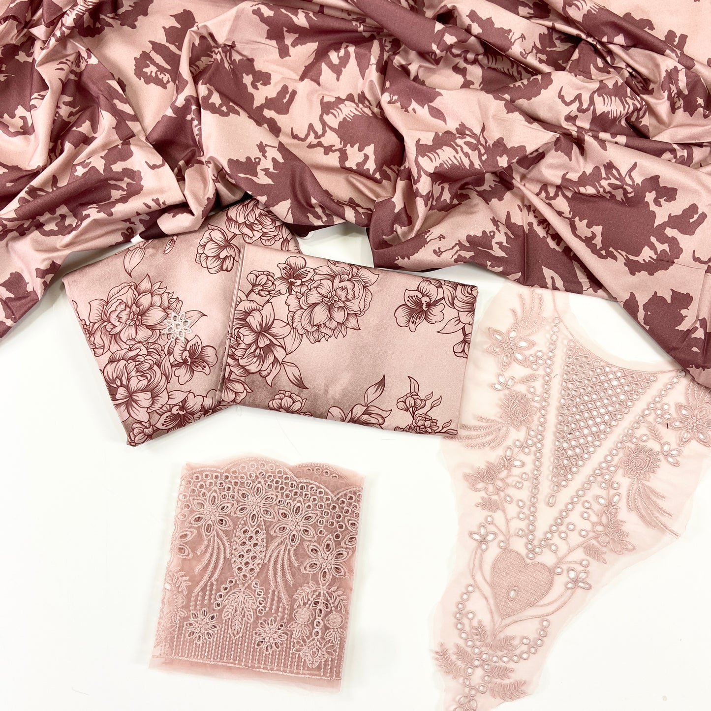 Afrozeh Luxury Emb Linen 3PC