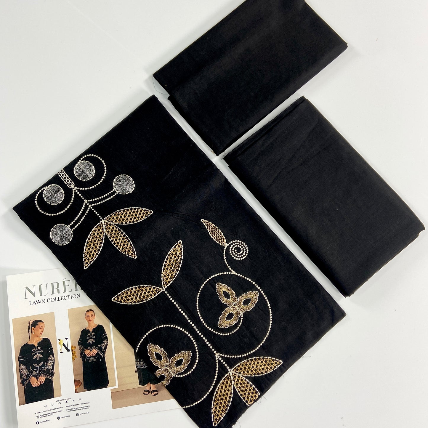 Nureh By Farwah Embroidered Lawn 2PC