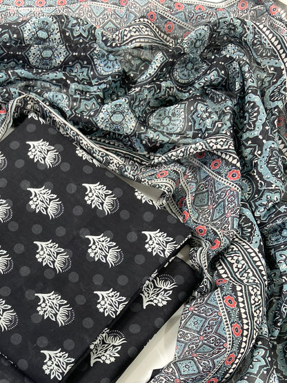 Bin Saeed Digital Printed Lawn 3PC