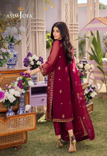 Dhanak Rang by Asim Jofa EMB Chiffone 3PC