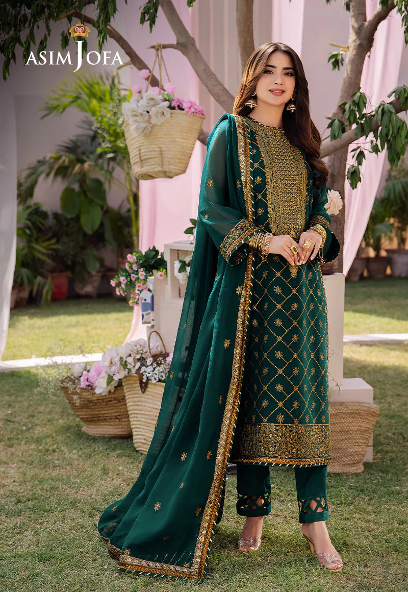 Dhanak Rang by Asim Jofa EMB Organza 3PC