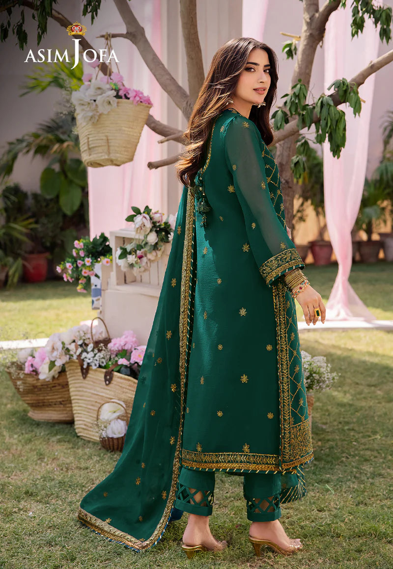 Dhanak Rang by Asim Jofa EMB Organza 3PC