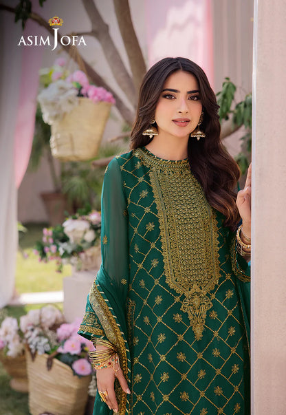 Dhanak Rang by Asim Jofa EMB Organza 3PC
