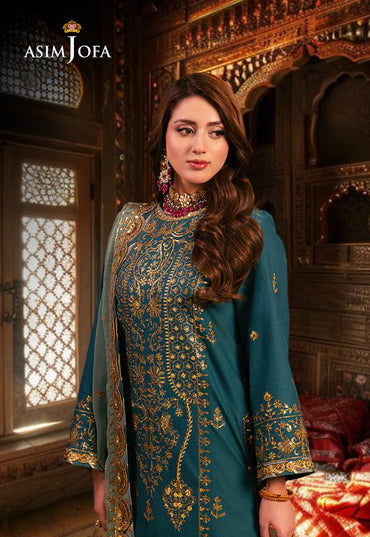 Chamkili by Asim Jofa EMB Twisted Silk 3PC