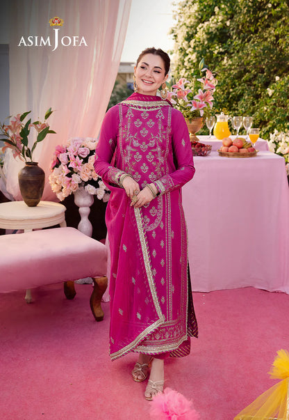 jag Mag by Asim Jofa EMB Lawn Silk 3PC