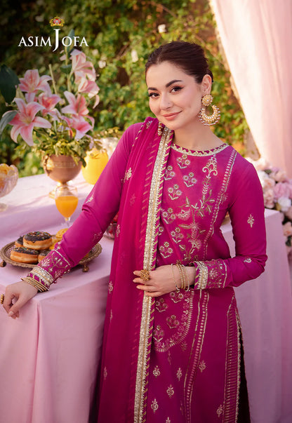 jag Mag by Asim Jofa EMB Lawn Silk 3PC