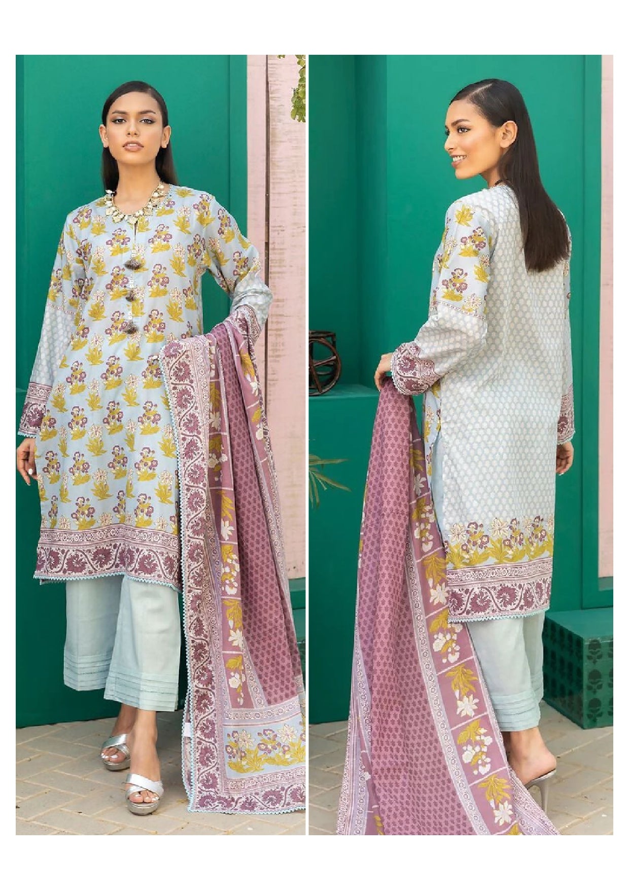 KHAADI 3-Piece Digital Printed Lawn Collection 2024