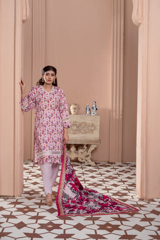 Afsanah By Anaya Noor Digital Printed Embroidered Lawn 3-Pcs