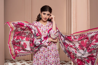 Afsanah By Anaya Noor Digital Printed Embroidered Lawn 3-Pcs