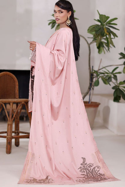 Poshna By Dressline Luxury Emb Jaquard Check Viscose 3PC