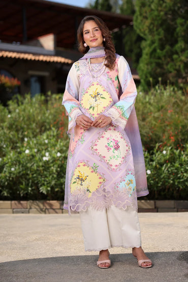 LifeStyle By Rang Rasiya Luxury Printed & Emb Lawn 3PC
