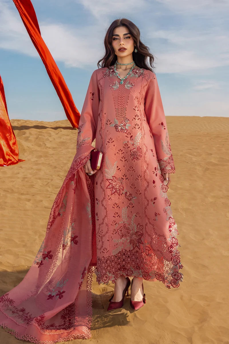 Rang Rasiya Plain Emb Dhanak 3-Piece Suit