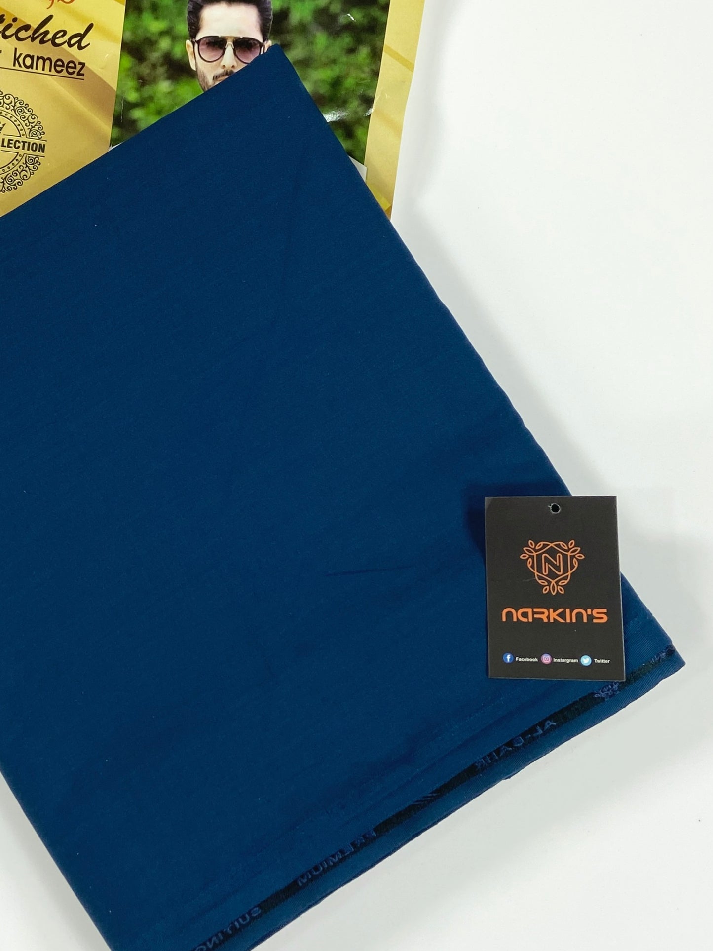 Narkins Men’s Summer Wash&Wear Suit – Unstitched