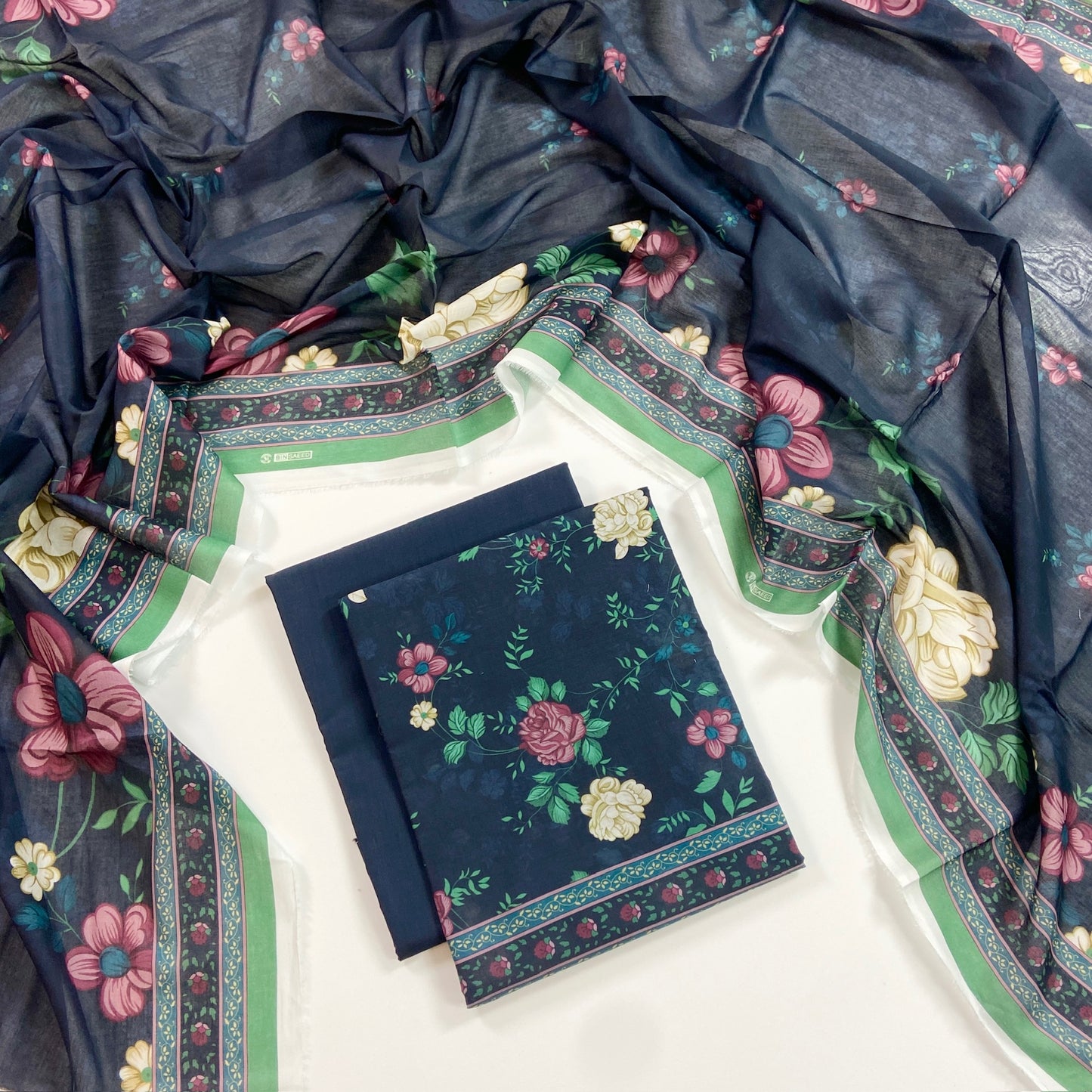 Bin Saeed Digital Printed Lawn 3PC
