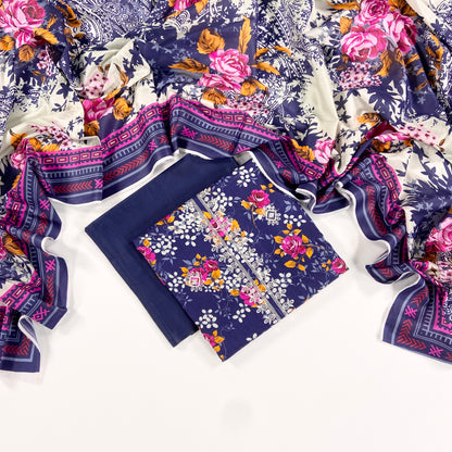 Riwaaz By Anaya Noor Printed & Emb Lawn 3PC