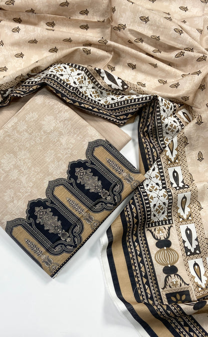 Narmin By Narkins Printed Khaddar 3PC