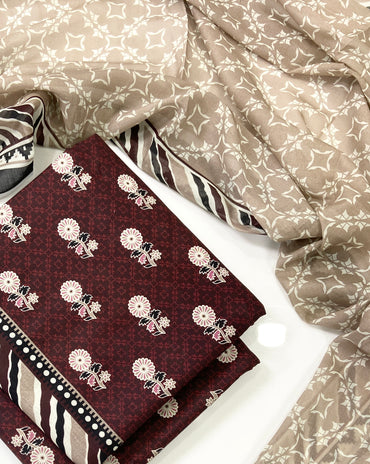 Bin Saeed Digital Printed Lawn 3PC
