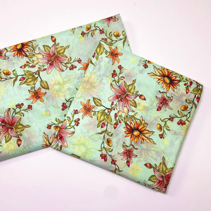 Bin Saeed Digital Printed Lawn 2-PC