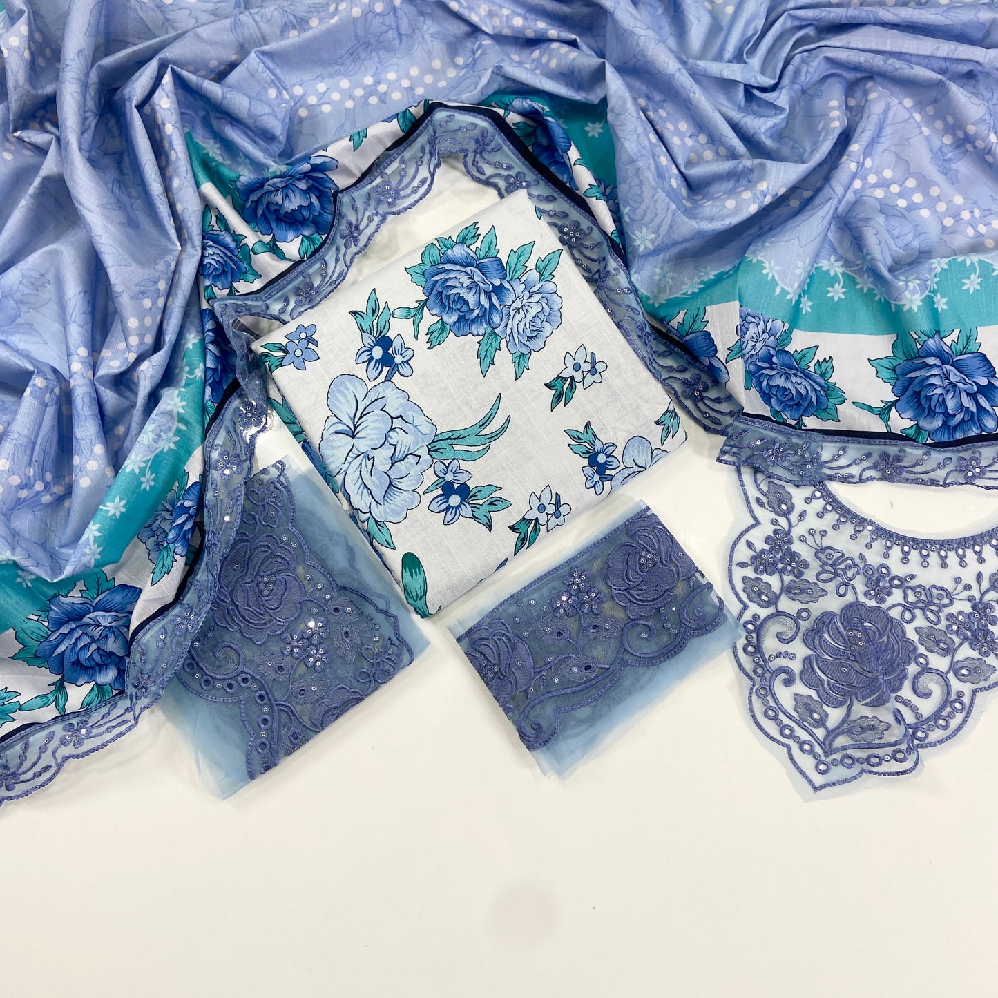 Baroque Embroidered Khaddar 3PC