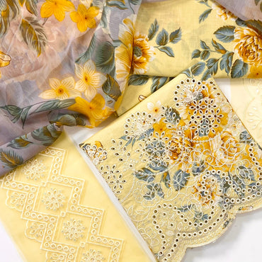 Iznik B Emb Luxury Lawn 3PC