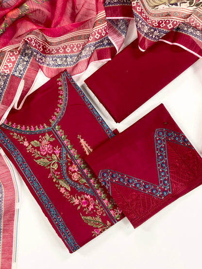 Maria B Embroidered Lawn 3PC