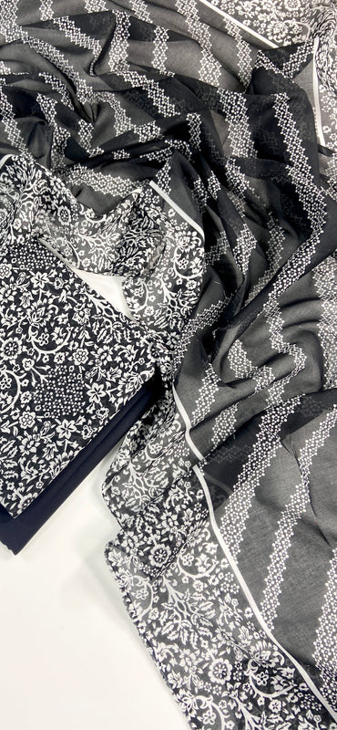 Bareeze Digital Classic Printed Lawn 3PC