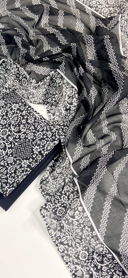 Bareeze Digital Classic Printed Lawn 3PC