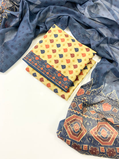 Bin Saeed Digital Printed Lawn 3PC