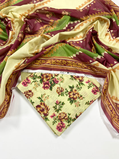Motifz Zohra Digital Printed Lawn 3PC