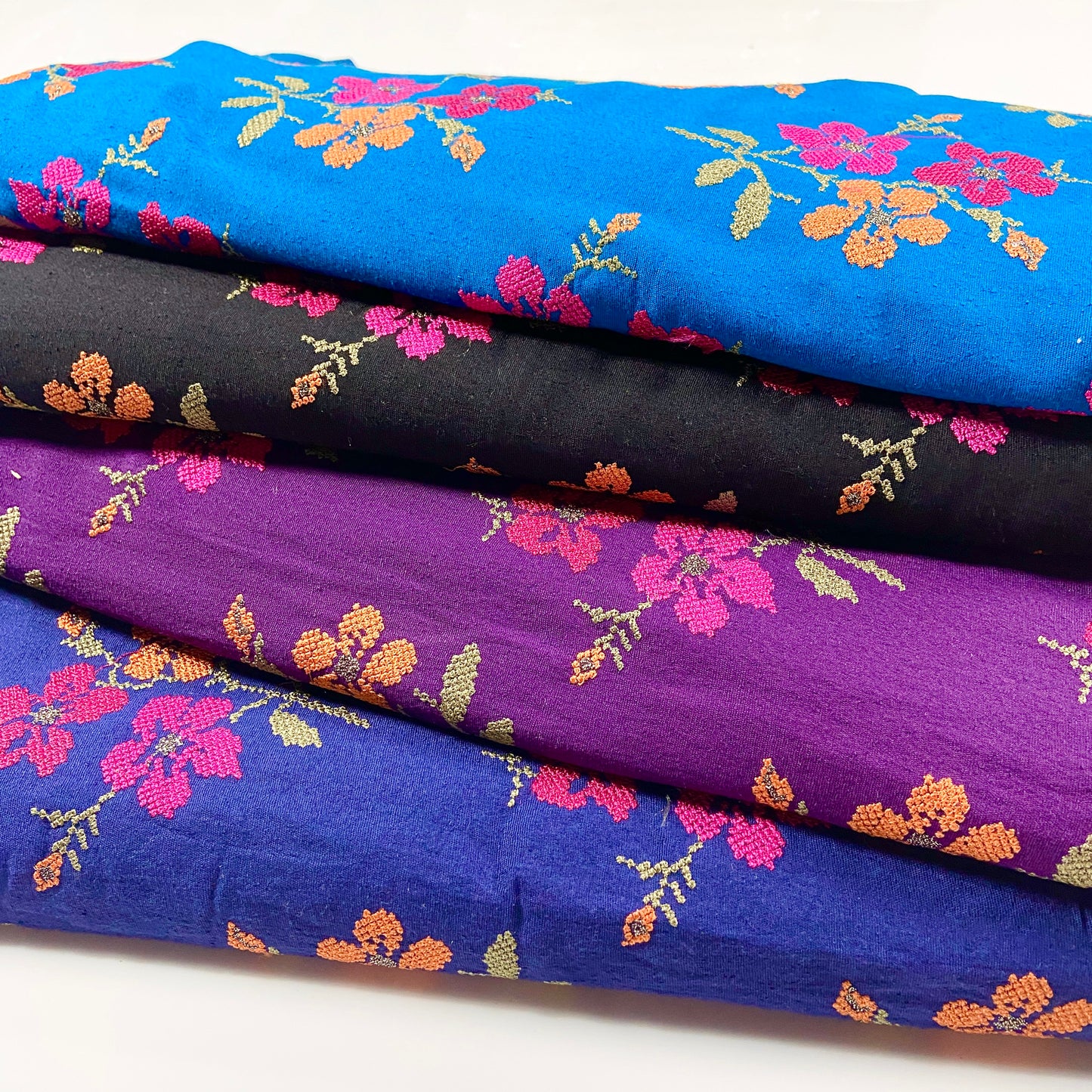 Pack of 4 – Bareeze Style Embroidered Karandi Fabric 2-PC