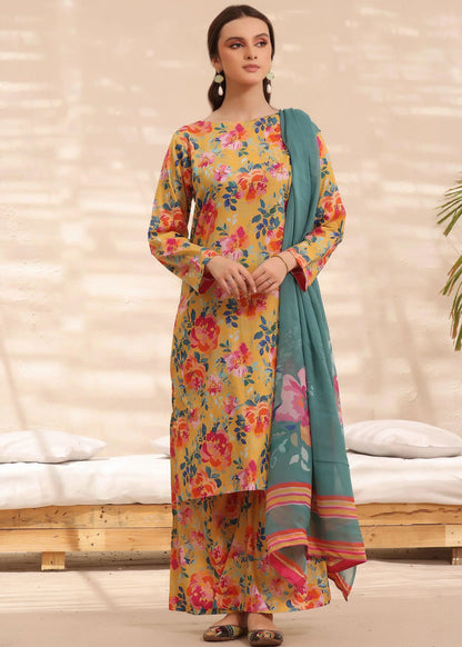 Jazmin Digital Printed All Over 3-PC