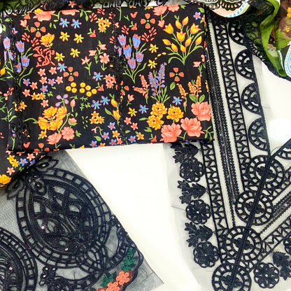 Maria B Emb Luxury Lawn-3PC