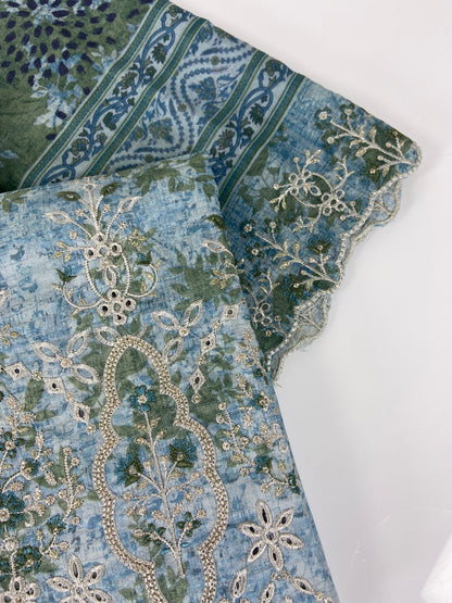 Almeerah Emb Lawn With Cutwork 3-PC
